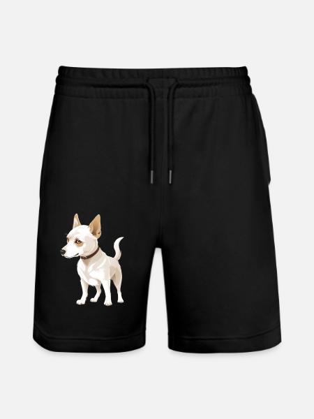 Chien mignon - Short de jogging bio TRAINER Stanley/Stella unisexe - noir