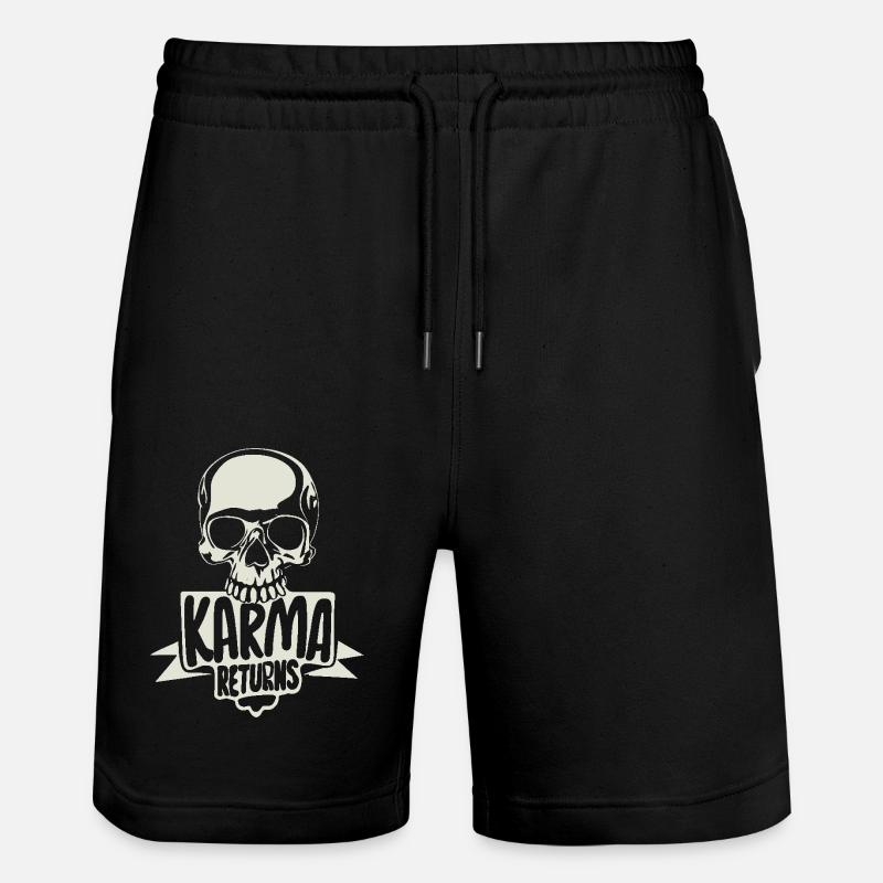 Le retour du karma - Short de jogging bio TRAINER Stanley/Stella unisexe - noir
