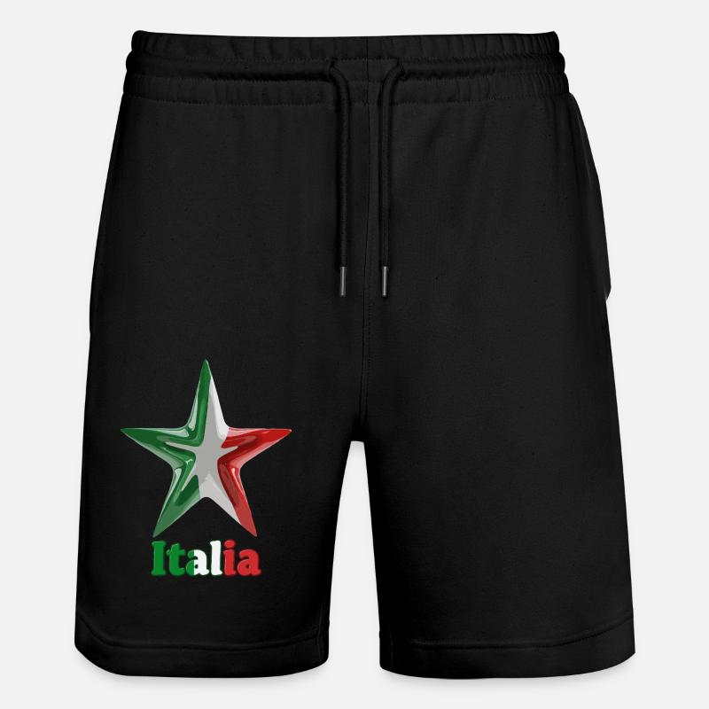 Stella d Italia - Short de jogging bio TRAINER Stanley/Stella unisexe - noir