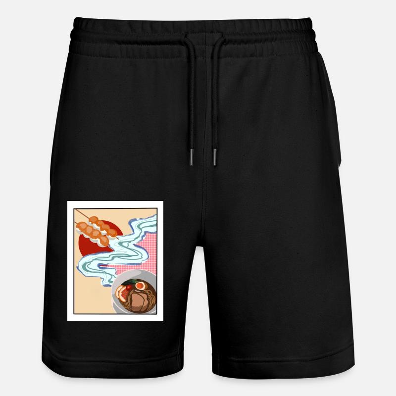 Collage japonais - Short de jogging bio TRAINER Stanley/Stella unisexe - noir
