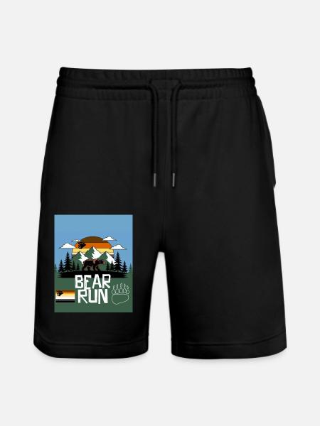gay Bears - Stanley/Stella Trainer Unisex Organic Jogging Shorts - black