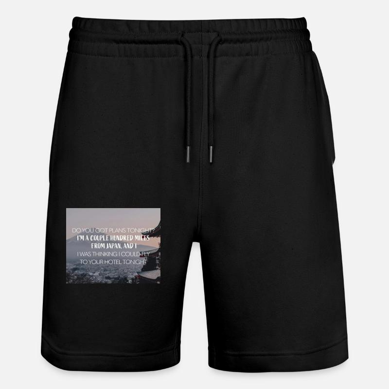 Lost in Japan - S. Mendes - Stanley/Stella Trainer Unisex Organic Jogging Shorts - black