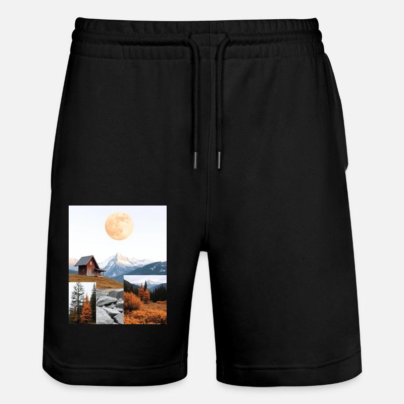 Hutte. - Short de jogging bio TRAINER Stanley/Stella unisexe - noir