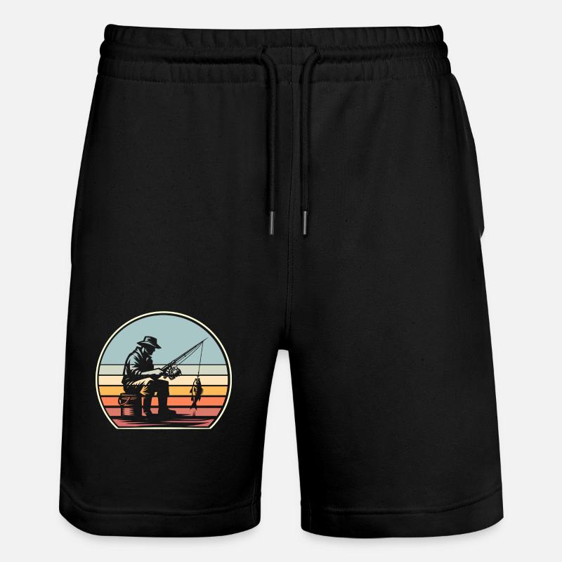 Pêche Pêcheurs Pêche - Short de jogging bio TRAINER Stanley/Stella unisexe - noir