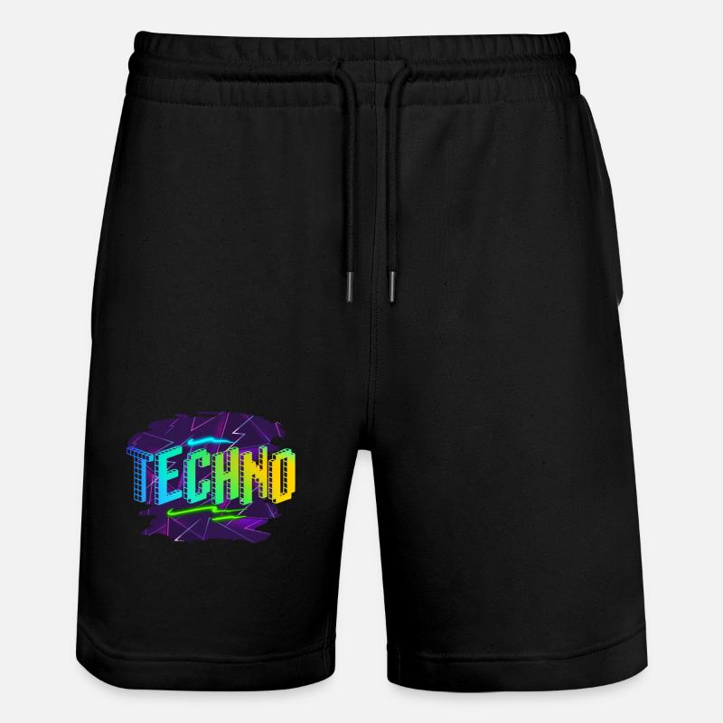 Techno - Short de jogging bio TRAINER Stanley/Stella unisexe - noir
