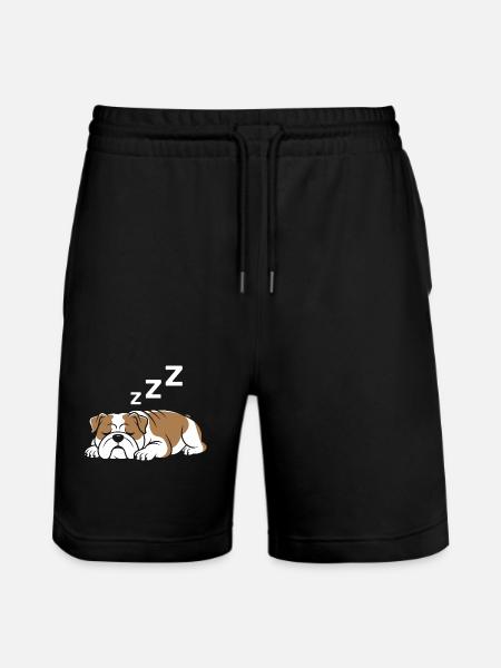 Bulldog - Stanley/Stella Trainer Unisex Organic Jogging Shorts - black
