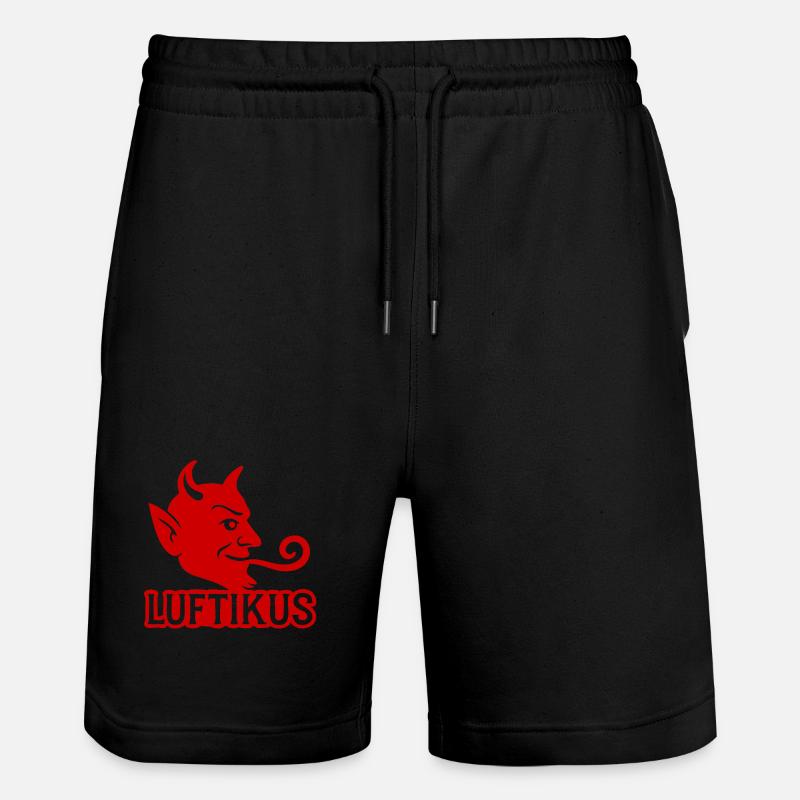 Luftikus - Short de jogging bio TRAINER Stanley/Stella unisexe - noir