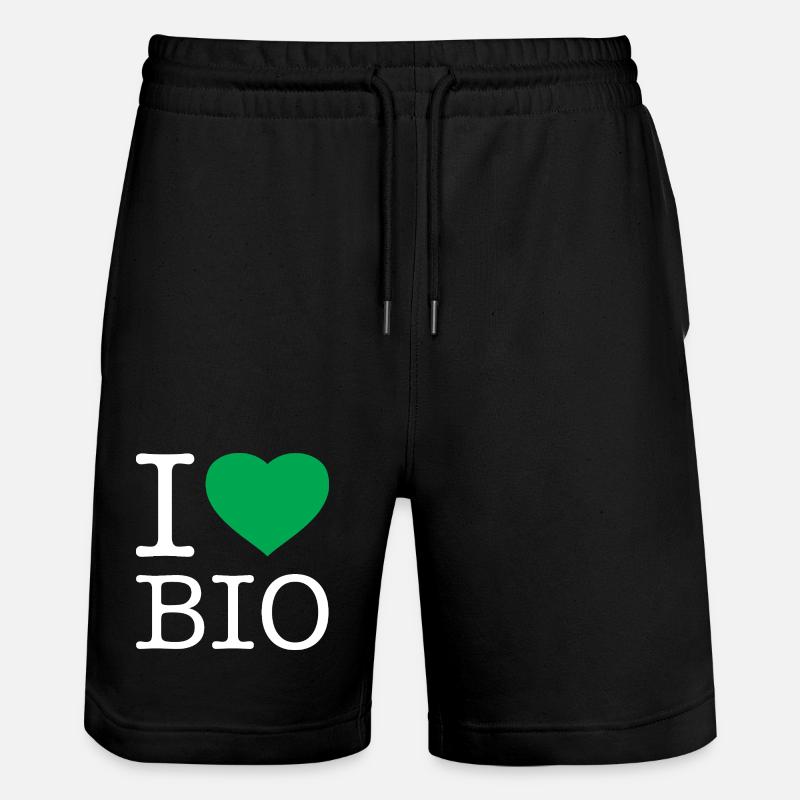J’adore le bio - Short de jogging bio TRAINER Stanley/Stella unisexe - noir