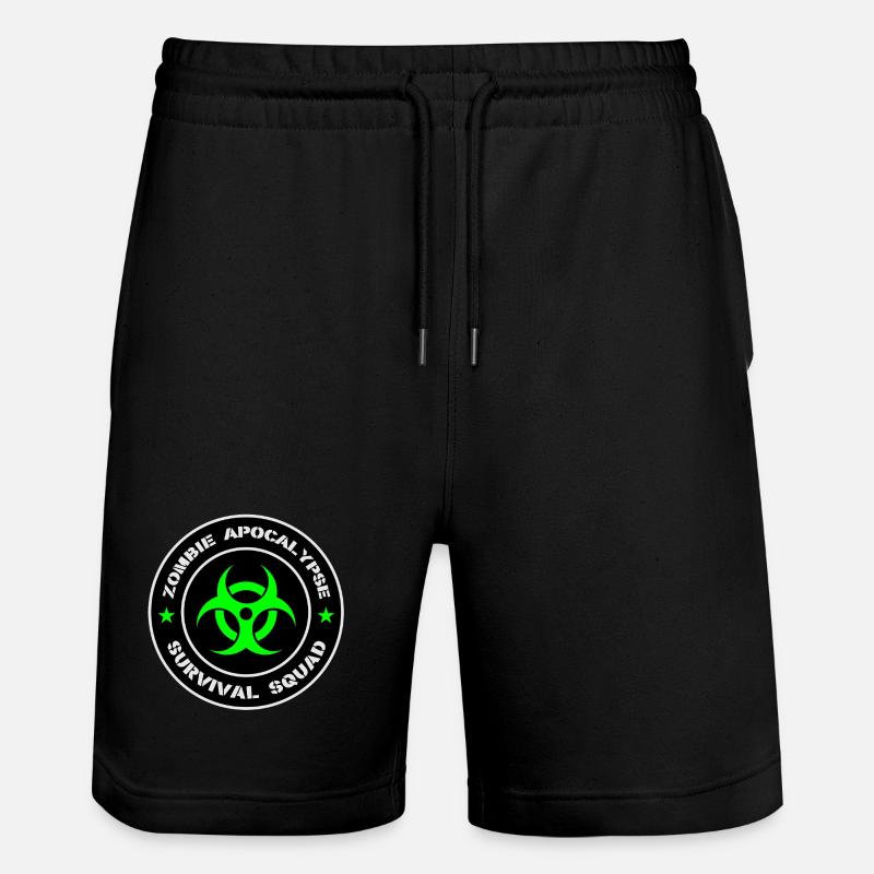 Escouade de survie de l’apocalypse zombie - Short de jogging bio TRAINER Stanley/Stella unisexe - noir
