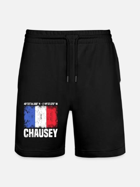 Chausey Coordinates - Stanley/Stella Trainer Unisex Organic Jogging Shorts - black