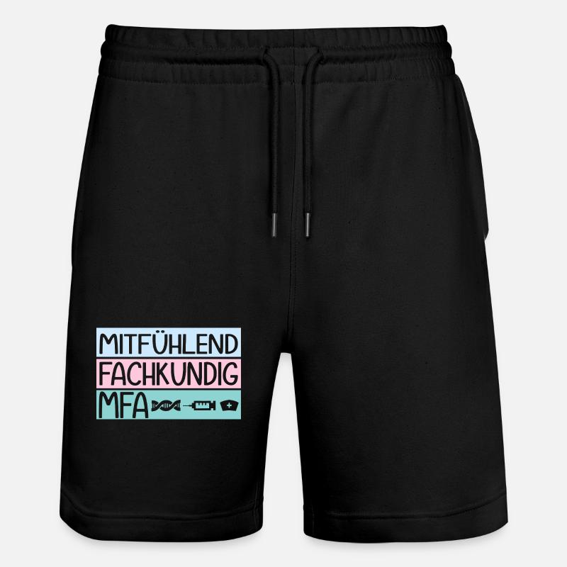 Assistant médical expert MFA - Short de jogging bio TRAINER Stanley/Stella unisexe - noir