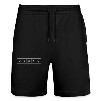 Quang Name First Name Chemistry Periodic Table Elements - Stanley/Stella Trainer Unisex Organic Jogging Shorts - black - Front - Nik (191cm) & Marisol (170cm)