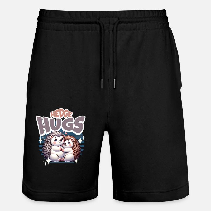 Câlins de hérisson - Short de jogging bio TRAINER Stanley/Stella unisexe - noir