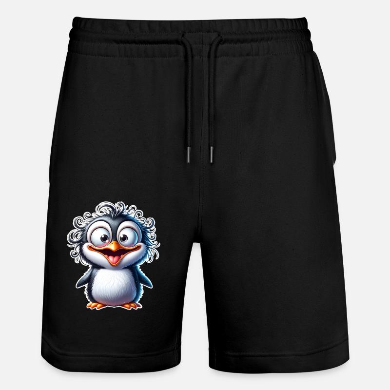 Pingouin - Short de jogging bio TRAINER Stanley/Stella unisexe - noir