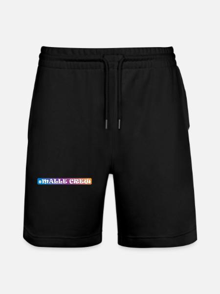 Malle Crew - Stanley/Stella Unisex Bio Joggingshorts Trainer  - Schwarz