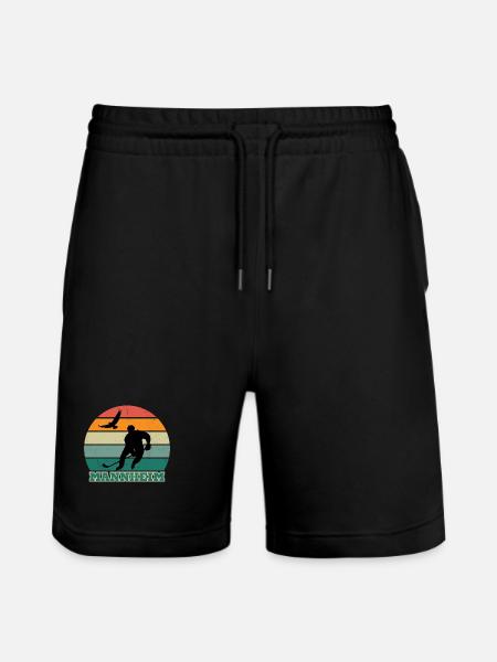 Mannheim, ma ville ! - Short de jogging bio TRAINER Stanley/Stella unisexe - noir