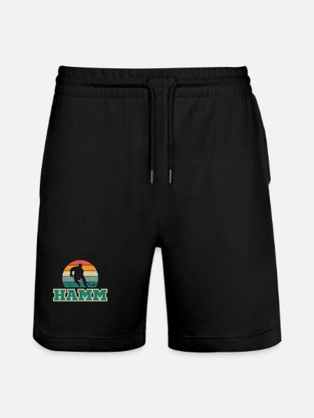 Hamm, my city! - Stanley/Stella Trainer Unisex Organic Jogging Shorts - black