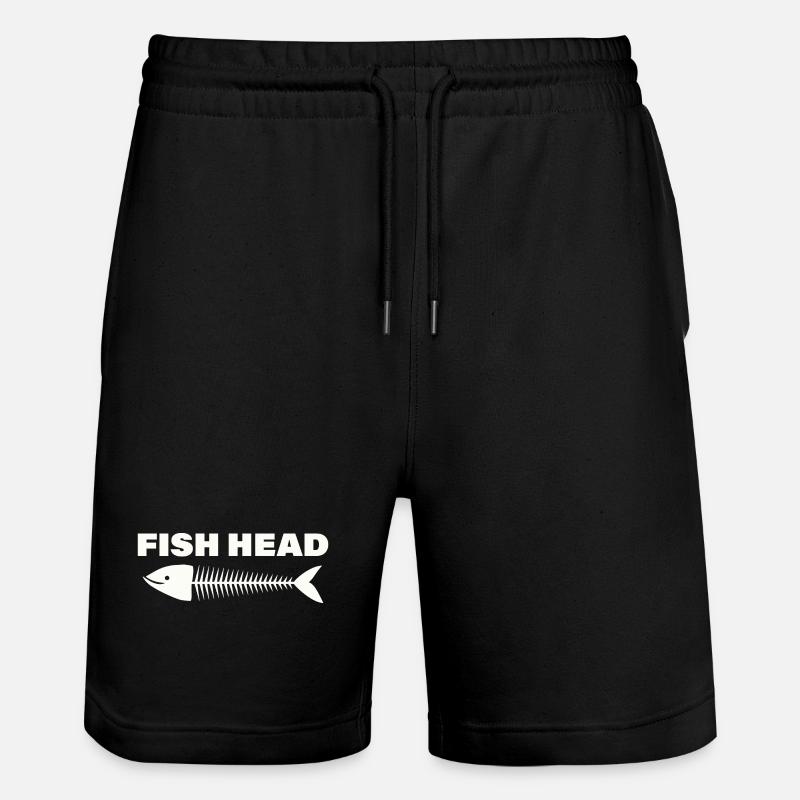 FISH HEAD - Stanley/Stella Unisex Bio Joggingshorts Trainer  - Schwarz