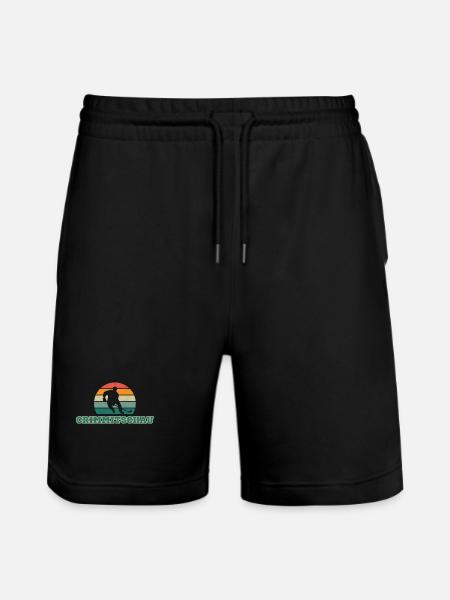 Crimmitschau, my city! - Stanley/Stella Trainer Unisex Organic Jogging Shorts - black