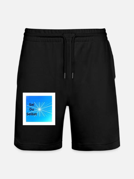 Sei Du Selbst - Stanley/Stella Unisex Bio Joggingshorts Trainer - Schwarz