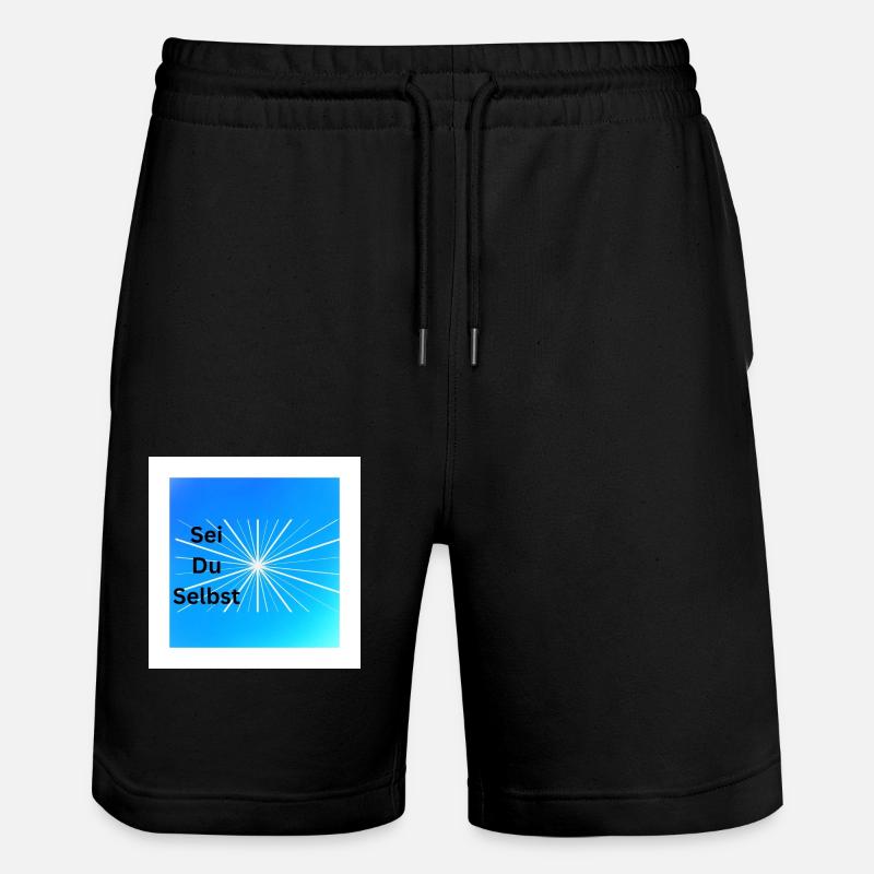 Sei Du Selbst - Stanley/Stella Unisex Bio Joggingshorts Trainer  - Schwarz
