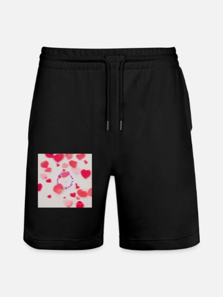 Pride 2024 - Stanley/Stella Trainer Unisex Organic Jogging Shorts - black