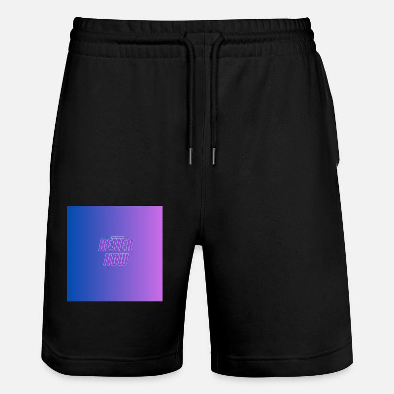 better now - Stanley/Stella Unisex Bio Joggingshorts Trainer  - Schwarz