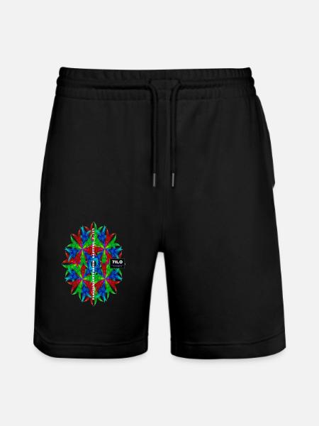 Paralleluniversum Kapitel 2 721 - Stanley/Stella Unisex Bio Joggingshorts Trainer - Schwarz