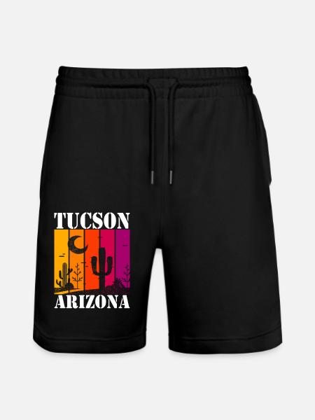 Tucson Arizona - Stanley/Stella Trainer Unisex Organic Jogging Shorts - black