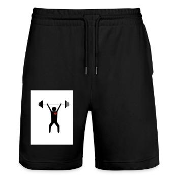 png 20220918 114612 0000 - Stanley/Stella Unisex Bio Joggingshorts Trainer  - Schwarz - Vorne - Nik (191cm) & Marisol (170cm)