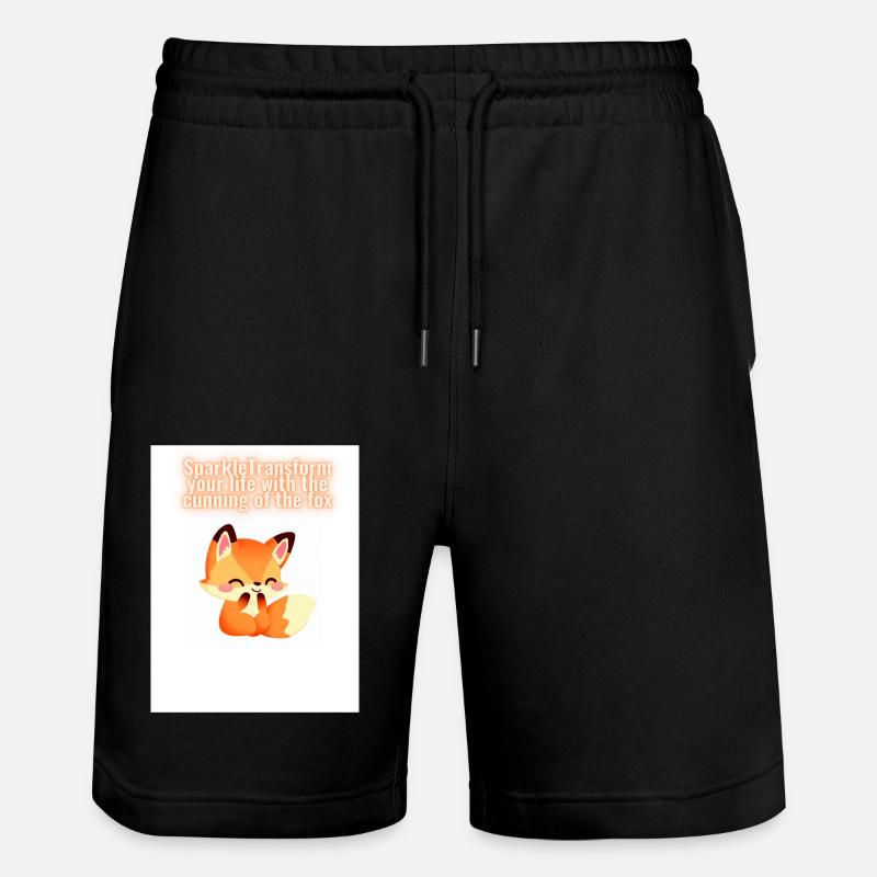 Sparkle Transform - Stanley/Stella Trainer Unisex Organic Jogging Shorts - black