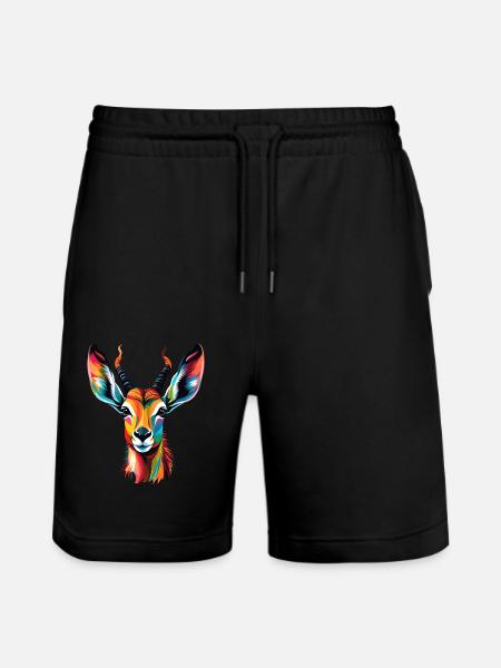 Gazelle - Stanley/Stella Trainer Unisex Organic Jogging Shorts - black