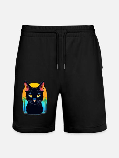 Chat de Bombay - Short de jogging bio TRAINER Stanley/Stella unisexe - noir