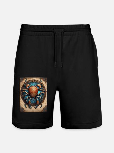 Krebs - Stanley/Stella Unisex Bio Joggingshorts Trainer  - Schwarz