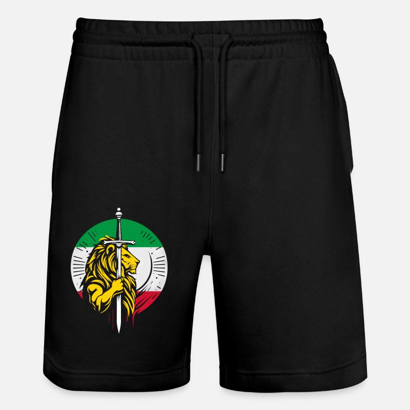 Shir o Khorshid - Design Persiano (Iran) - Pantaloncini da jogger ecologici unisex Trainer di Stanley/Stella - nero