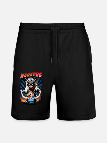 Carlin-garou - Short de jogging bio TRAINER Stanley/Stella unisexe - noir