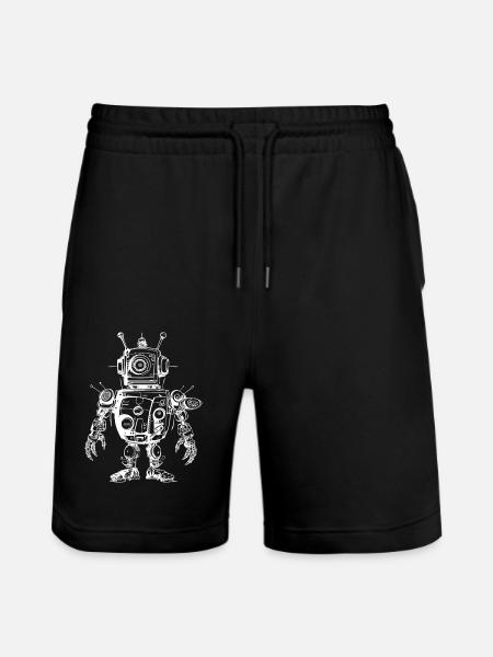 Professor Botanical - RoboTrip - Stanley/Stella Trainer Unisex Organic Jogging Shorts - black