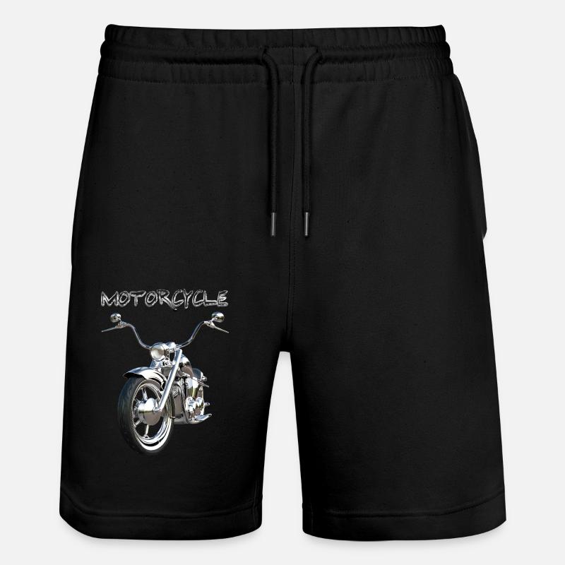 Vélo en chrome - Short de jogging bio TRAINER Stanley/Stella unisexe - noir