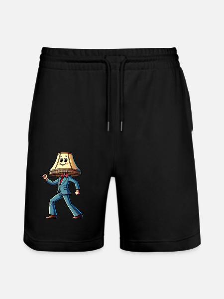 Saturday Night Lamp - Stanley/Stella Trainer Unisex Organic Jogging Shorts - black