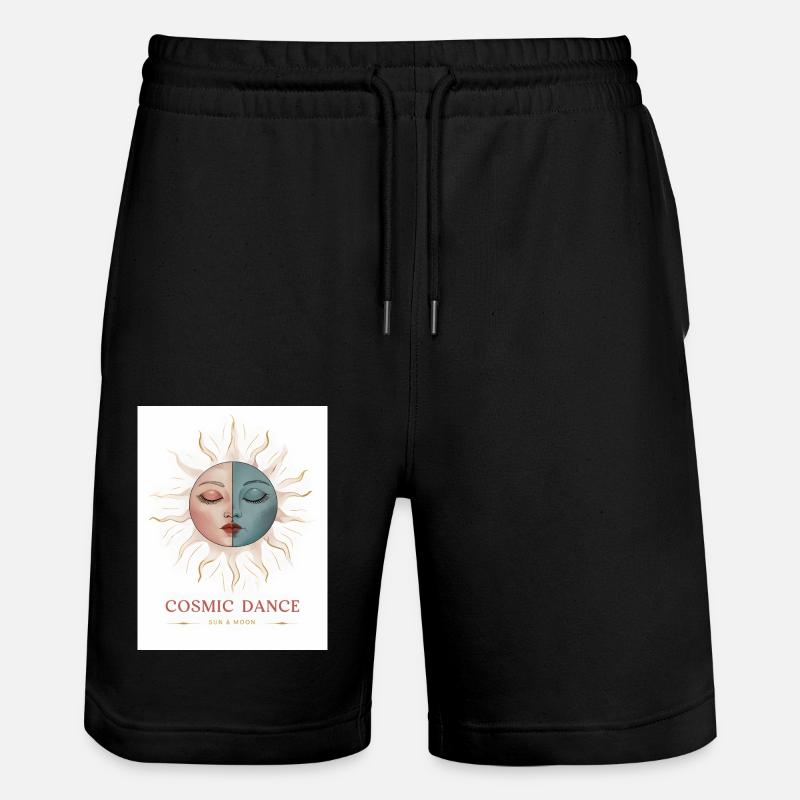 Danse Cosmique Don Spirituel - Short de jogging bio TRAINER Stanley/Stella unisexe - noir