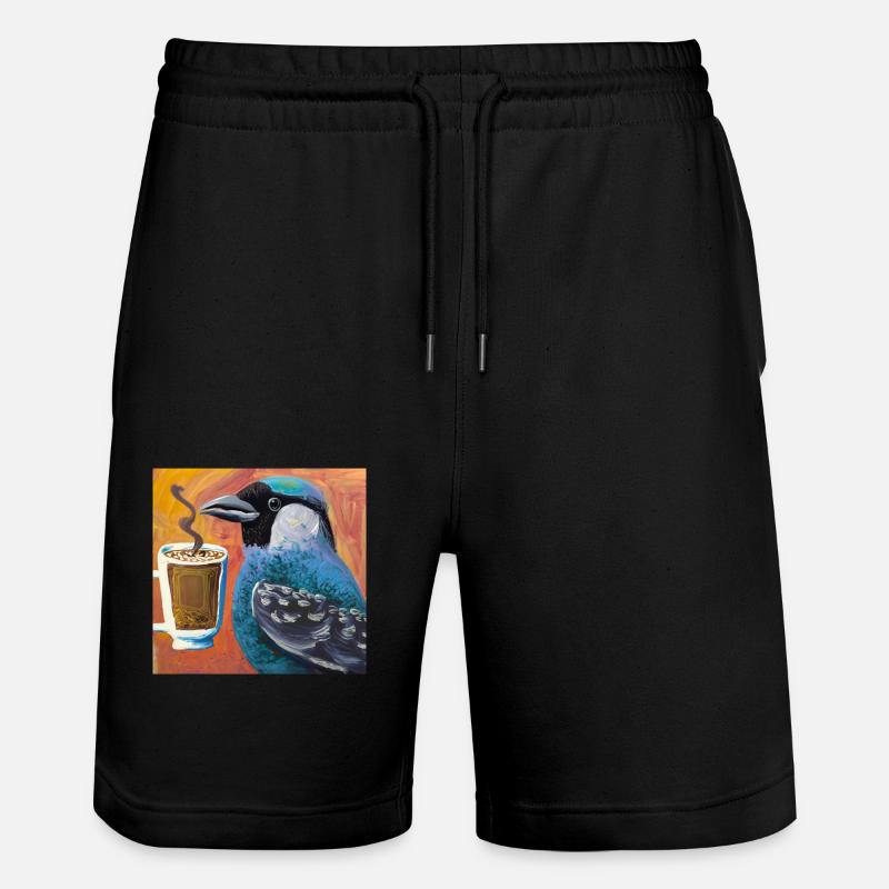 Café? - Short de jogging bio TRAINER Stanley/Stella unisexe - noir