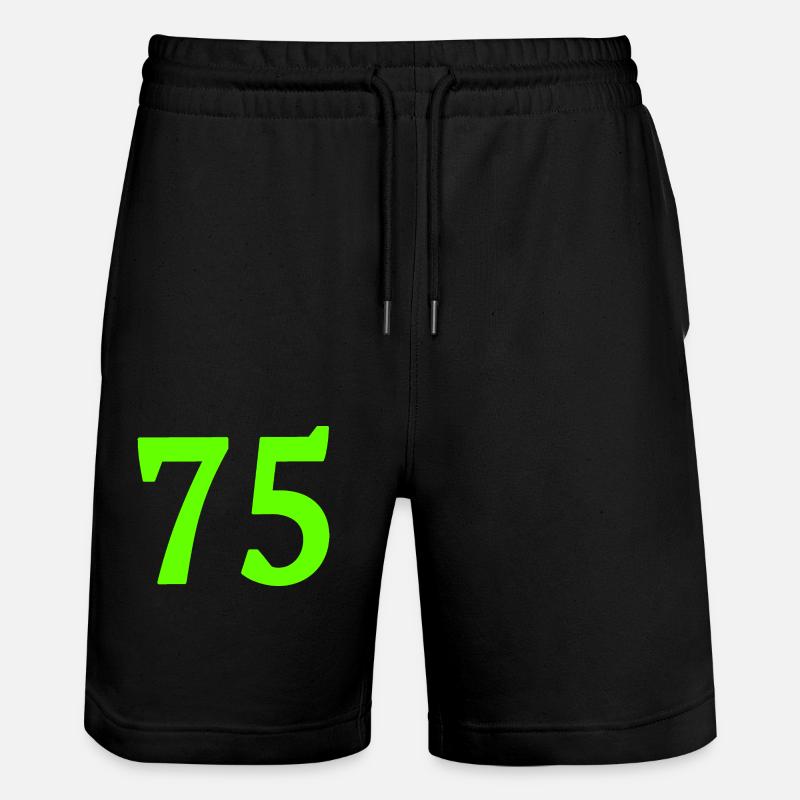 Numéro 75 - Short de jogging bio TRAINER Stanley/Stella unisexe - noir