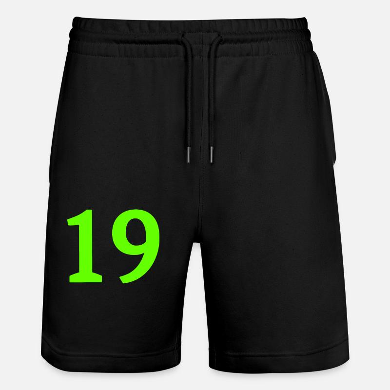 Numéro 19 - Short de jogging bio TRAINER Stanley/Stella unisexe - noir