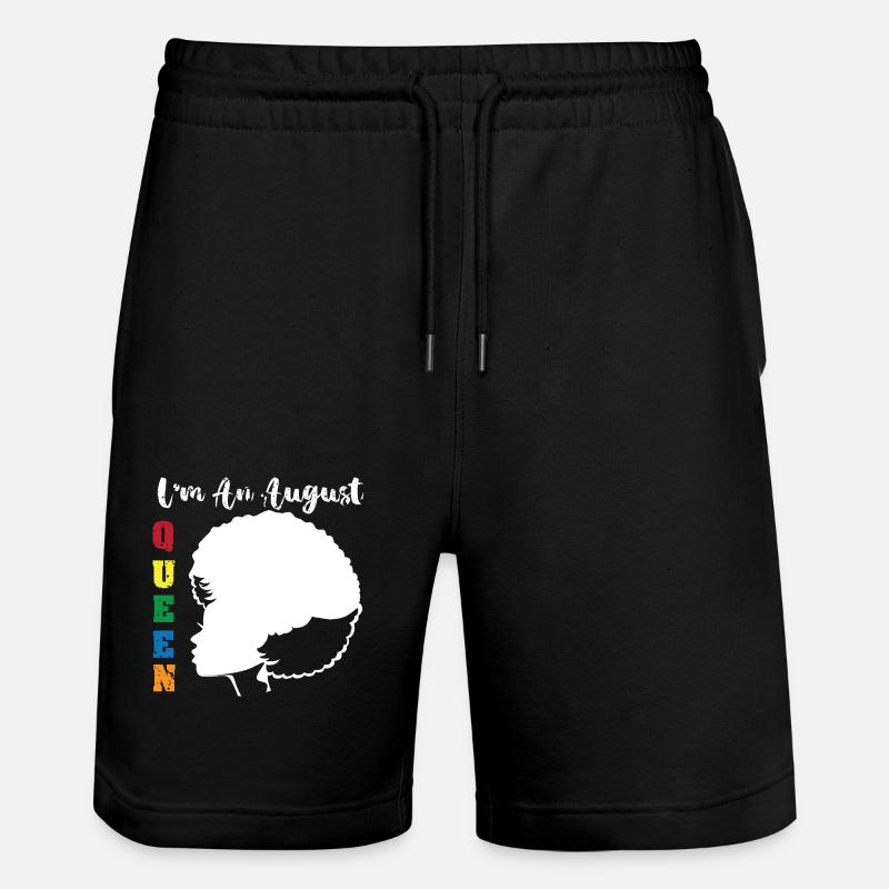 Signe du zodiaque Lion - Short de jogging bio TRAINER Stanley/Stella unisexe - noir