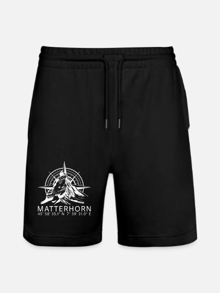 Matterhorn - Stanley/Stella Unisex Bio Joggingshorts Trainer  - Schwarz