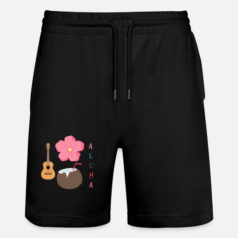 Hawaiian Harmony Designe - Short de jogging bio TRAINER Stanley/Stella unisexe - noir