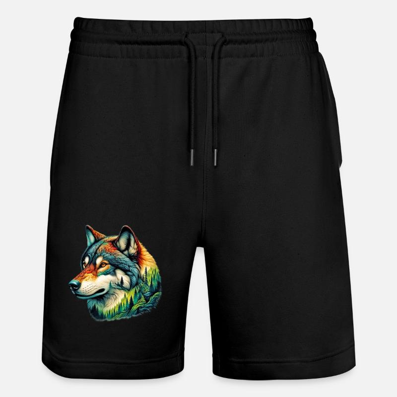 Loup - Short de jogging bio TRAINER Stanley/Stella unisexe - noir