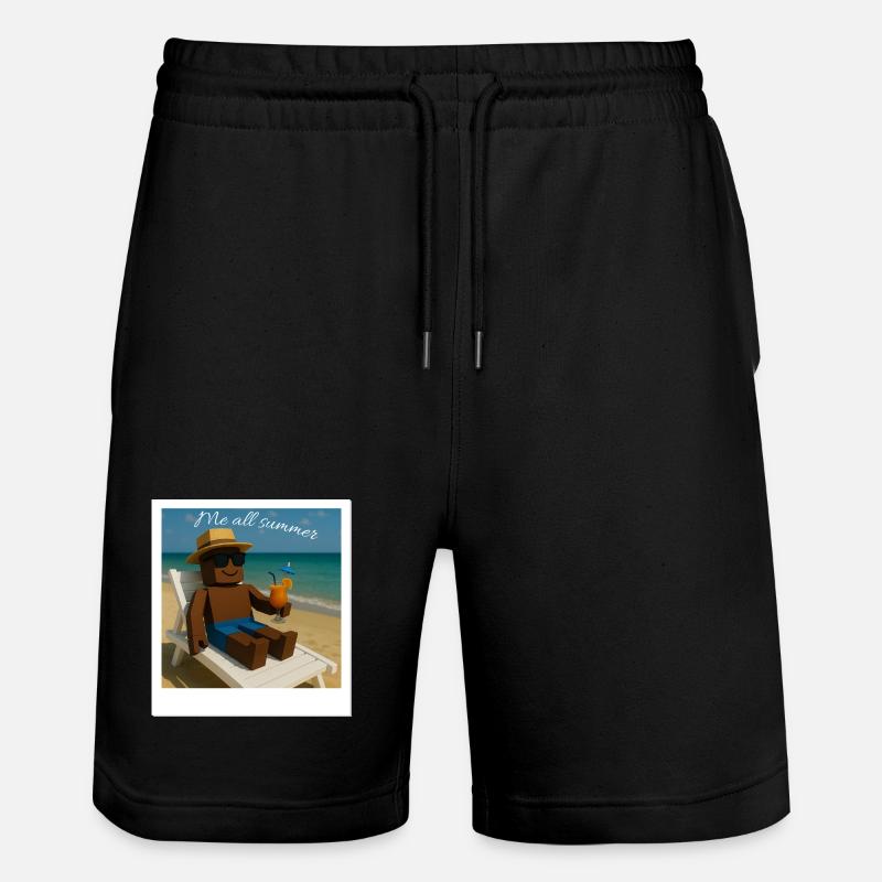 Me all summer - Chill Mode - Stanley/Stella Unisex Bio Joggingshorts Trainer - Schwarz