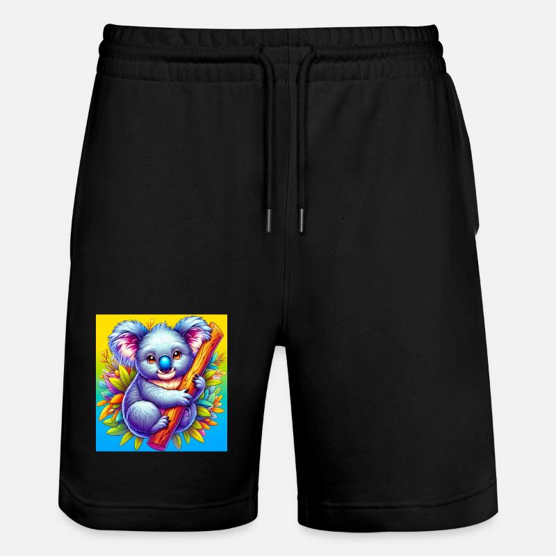 Koala - Short de jogging bio TRAINER Stanley/Stella unisexe - noir
