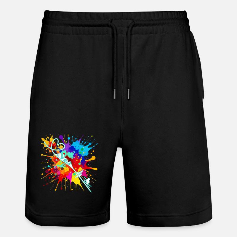 Ski - Short de jogging bio TRAINER Stanley/Stella unisexe - noir